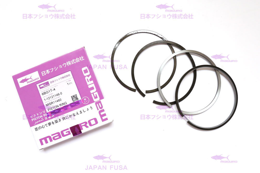 Japan FUSA ISUZU 6BG1T-4G Engine Piston Ring Set 1-12121146-0